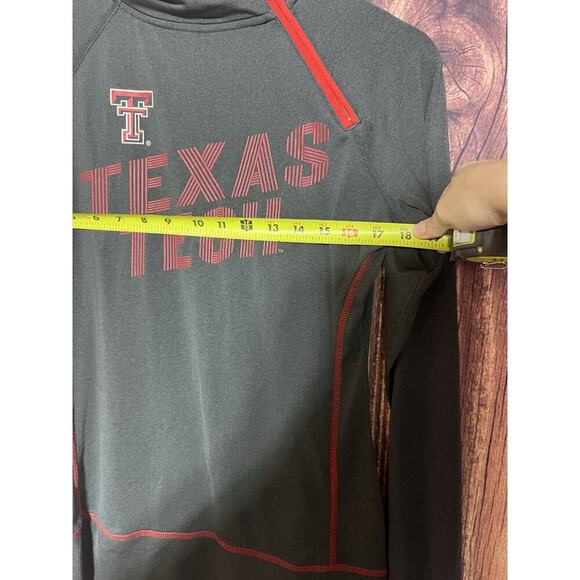 VINTAGE Texas Tech University Sweatshirt Women Small Black Red Long Sleeves - Picture 5 of 8